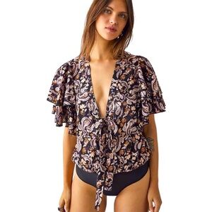 Free People Call Me Later Bodysuit